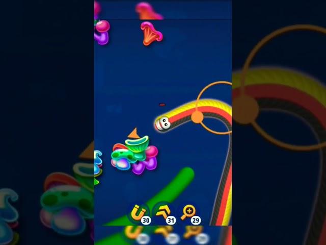 worm zone defeated worms #gaming #gameplay #wormszone #games