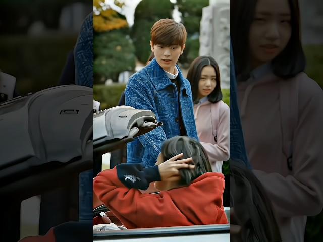 The rich boy came to drop her off at college  #shorts #kdrama #goblin #kimgoeun #yooksungjae