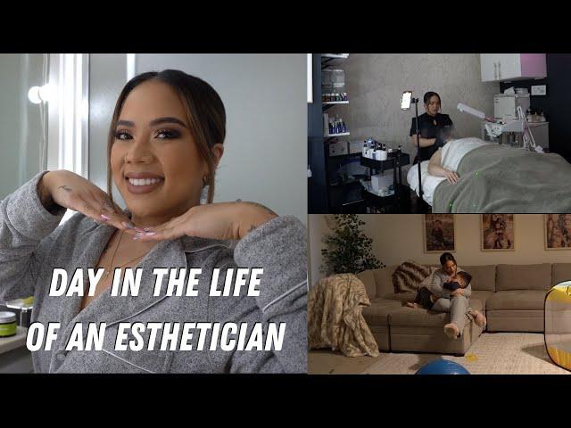 *UPDATED* DAY IN THE LIFE OF AN ESTHETICIAN | LICENSED ESTHETICIAN & SINGLE MOM | KRISTEN MARIE