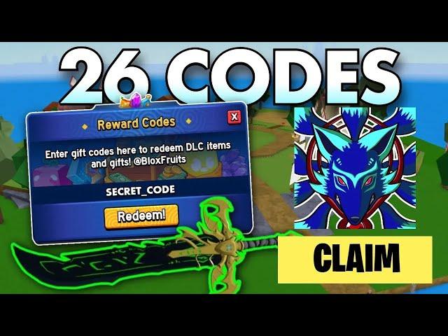 All 26 DOUBLE XP & STAT RESET CODES In 9 Minutes... (Blox Fruits)