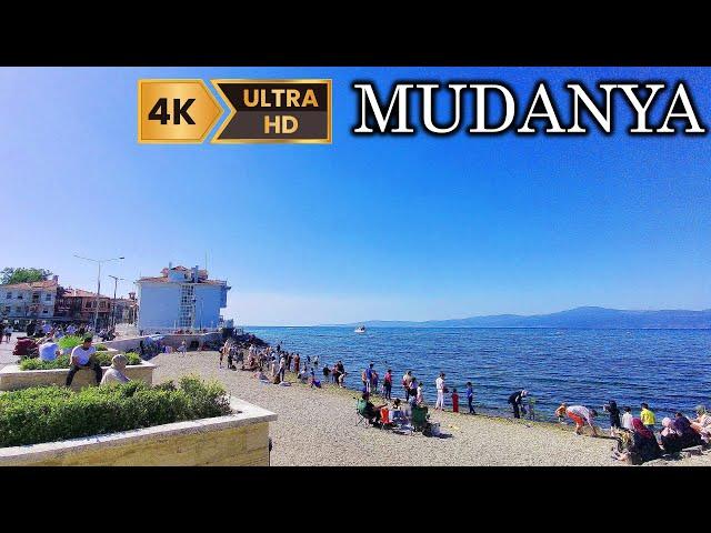 【4K】Mudanya BURSA 2024 - Bursa city walking tour - جولة سيرا على الأقدام في مدينة بورصة