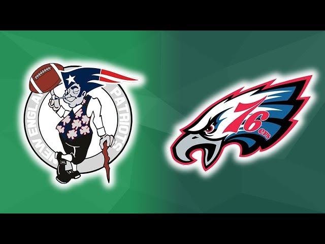 NFL & NBA Team Logos Mashup