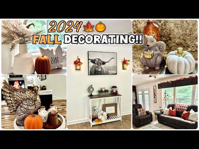 COZY 2024 FALL DECORATE OUR NEW HOME WITH ME!! #falldecoratewithme #falldecor