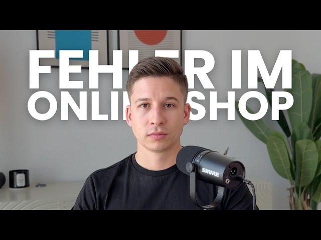 Jeder macht diesen Online Shop Fehler!