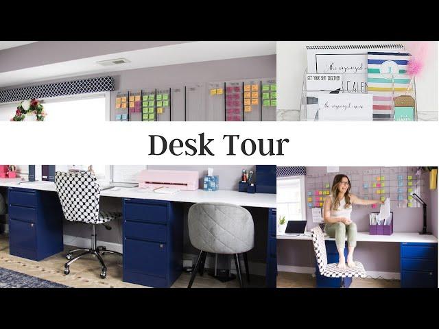 Desk Organization | Desk Tour | My Desk | DIY Desk | Organize and Declutter Workspace