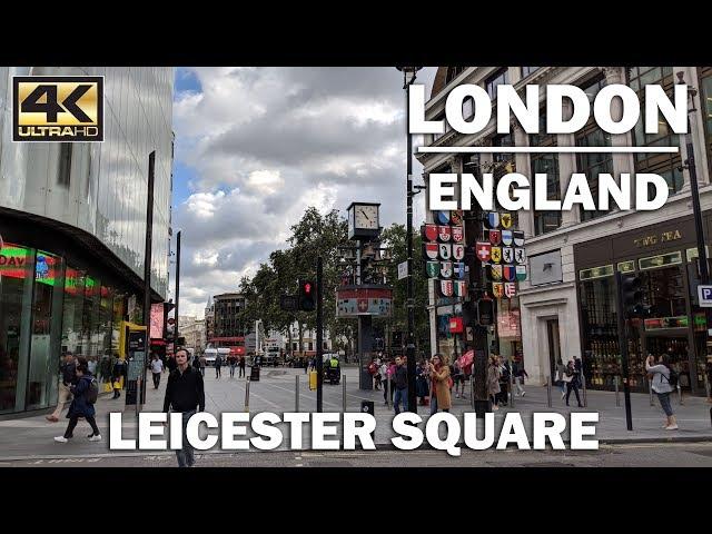 LONDON TOUR Walking Around Leicester Square England