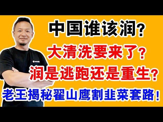 老王来了：中国谁该润？顶层底层全曝光！润出国真能逆天改命？中产要醒醒！习家军PK张又侠，谁是真正赢家？小无知挨揍真相：被忽悠的你我他出国是天堂还是衣橱里的棒槌？