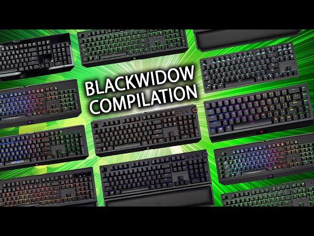 Keyboard ASMR Every Razer Blackwidow Switch Variation Loop Cut NO TALKING