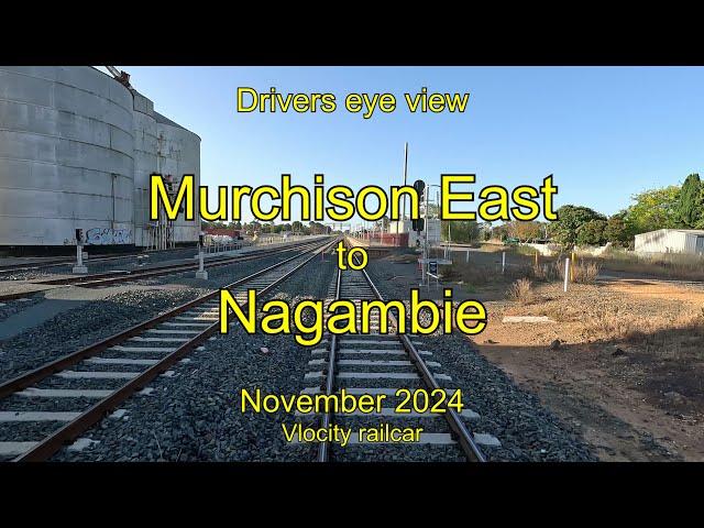 Drivers eye view, Murchison East to Nagambie, Nov 2024