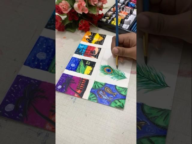 Easy painting idea for beginners!️ part-6 #paintingideas #shorts