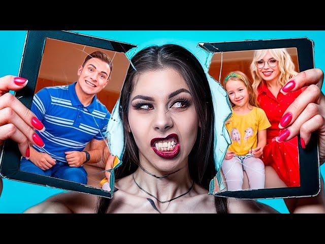 Sister vs Stepsister! Best Babysitting Hacks! I Was Adopted by Vampire ‍️