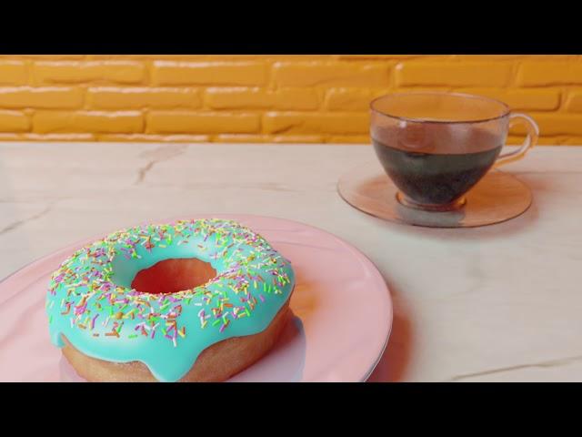 3D Donut Animation