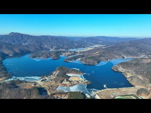 충북 진천 | 하늘에서 담은 백곡저수지