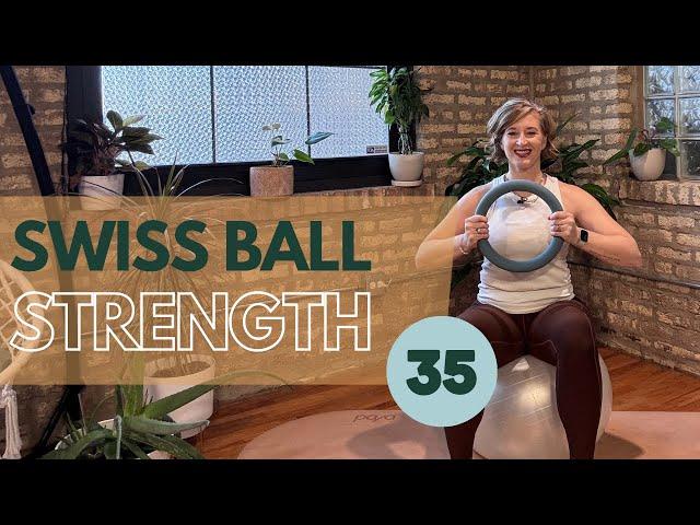 217. Sweet Swiss Ball Exercises For a Strong Back & Core