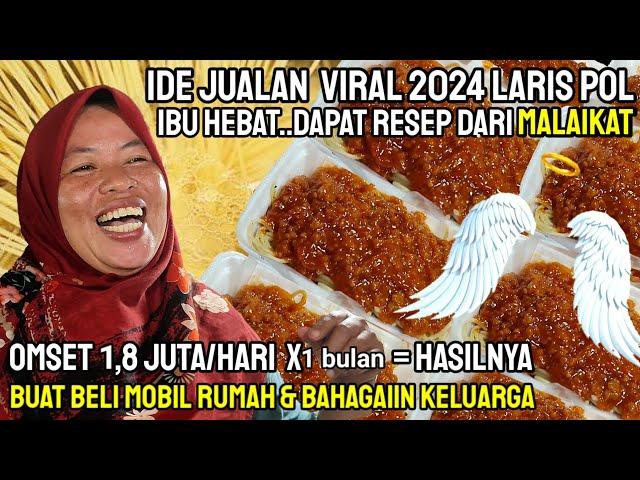 DAPAT RESEP DARI MALAIKAT..!! IDE JUALAN VIRAL LARIS POL SAMPAI GAK BISA DUDUK OMSET TEMBUS 1,8 JUTA