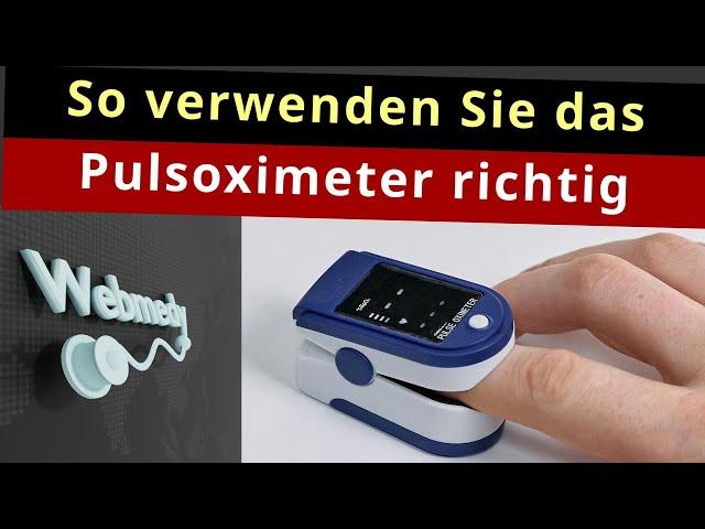 Wie verwende ich das Pulsoximeter richtig? | Tipps für genaue Pulsoximeter-Messwerte