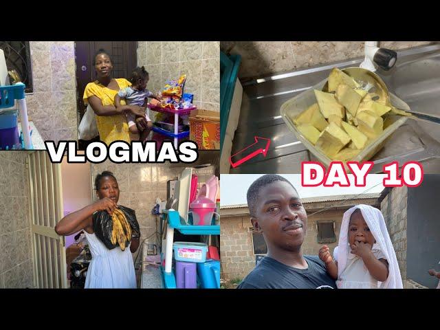 VLOGMAS: TRYING GHANAIAN FRIED YAM | COOK SPECIAL BREAKFAST WITH US | LIVING IN LAGOS