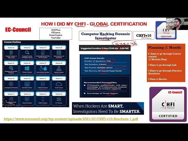 How I did my CHFI Computer Hacking Forensic Investigator Global Certification