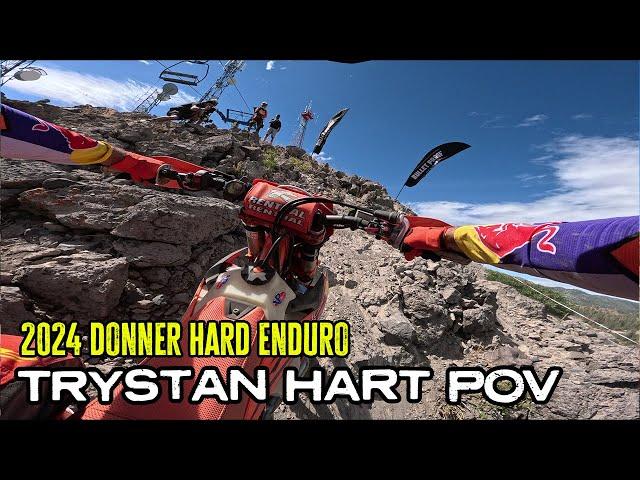 Trystan Hart POV, Presented by MOTOREX | 2024 Donner Hard Enduro First Lap