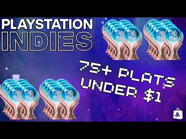 Get Over 75+ EASY Platinums for Under $1 Each! Playstation Indies Sale November 2024