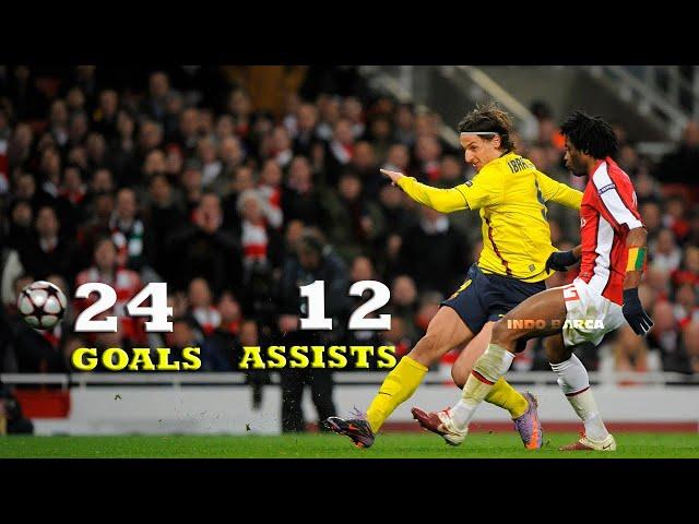 Zlatan Ibrahimovic All 36 Goals & Assists For Barcelona HD