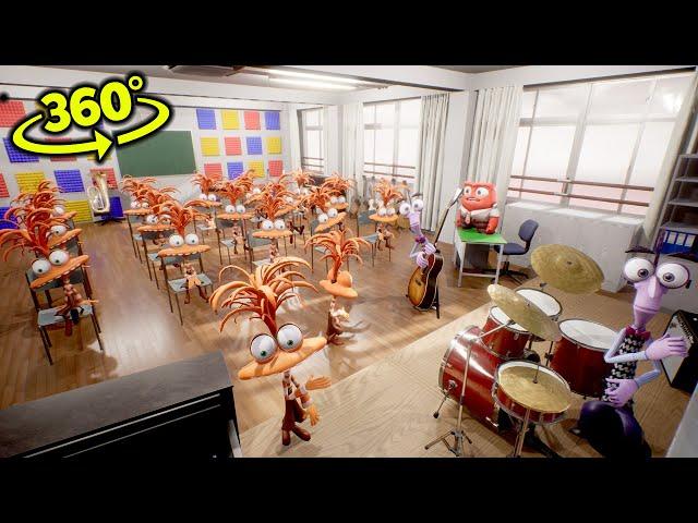 Inside Out 2 In School Music Lesson Real Life IN 360° Video | VR / 4K