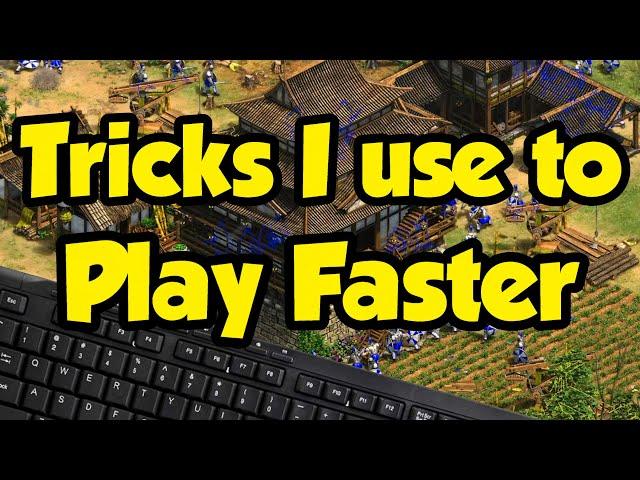 10 Tricks I use to play faster [AoE2]