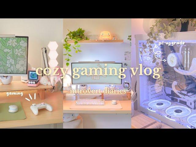 introvert gaming diaries ⌨️  genshin wishing, pc upgrade, cute unboxings