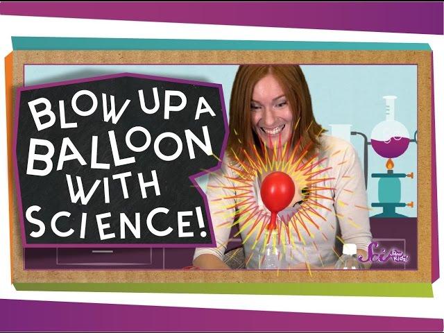 Blow Up A Balloon With Science! #sciencegoals