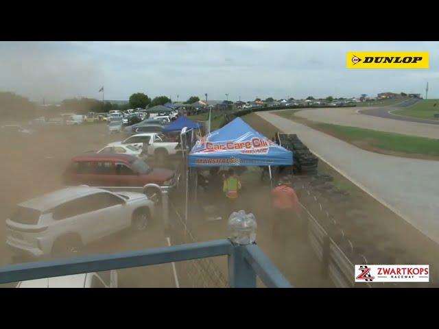 BMW CCG Club Racing Series 2024. Zwartkops Raceway. Crash Over Barriers (aftermath)