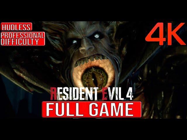 RESIDENT EVIL 4 REMAKE Full Gameplay Walkthrough - No Commentary Professional Difficulty 4K