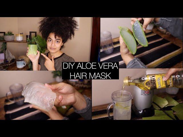 DIY ALOE VERA MASK | Detailed Tutorial + Application | Naturally Sage