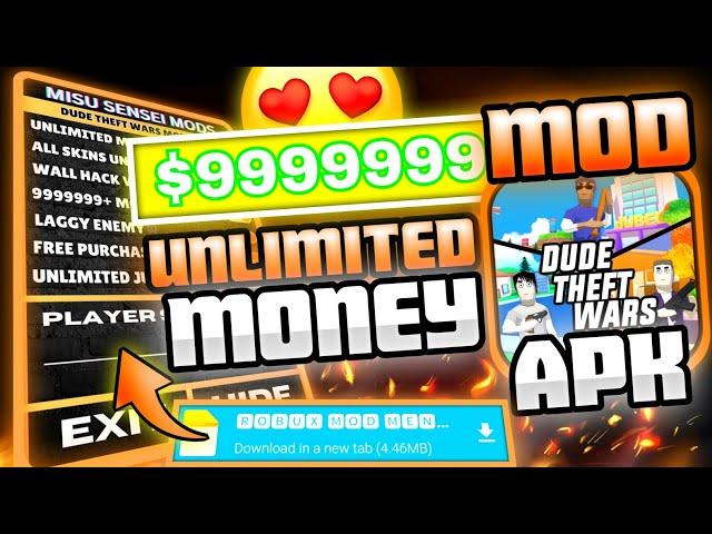 Dude Theft Wars v0.9.0.9c9 Mod Apk Unlimited Money Free Shopping New Update 2024