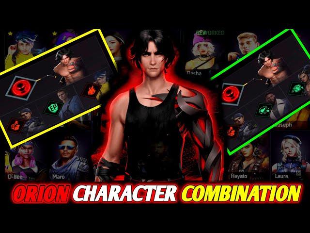 ORION CHARACTER COMBINATION || Best combination for Orion || Orion character skill combination !!!