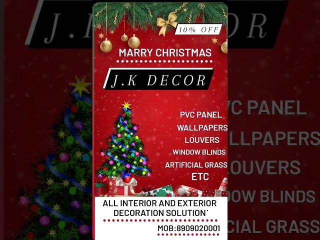 marry Christmas to all of you from j.k decor mob. 8909020001