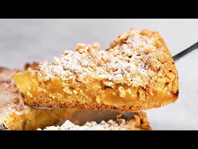 APPLE CRUMBLE PIE. Easy crunchy delicious dessert. Recipe by Always Yummy!