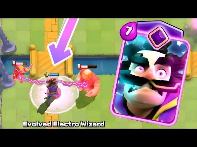 Evolved Electro-WIZARD ULTIMATE Clash Royale Funny Moments Glitches MEMES #64