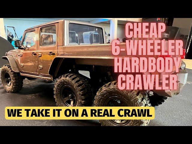 FMS Cheyenne 1/18 6x6 rc crawler tested and reviewed