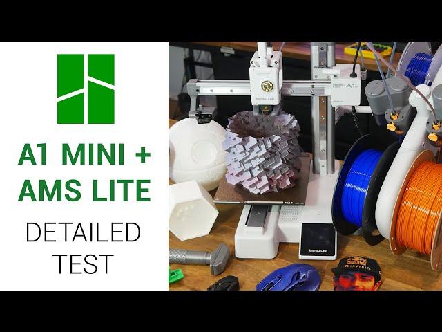 Bambu Lab A1 Mini + AMS Lite: The ideal beginner 3D printer?