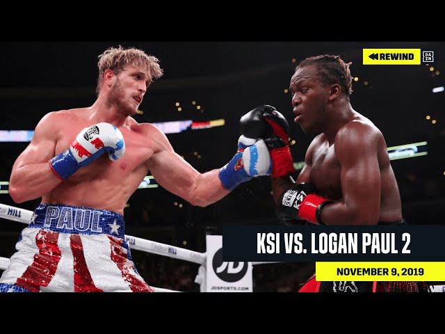 FULL FIGHT | KSI vs. Logan Paul 2 (DAZN REWIND)