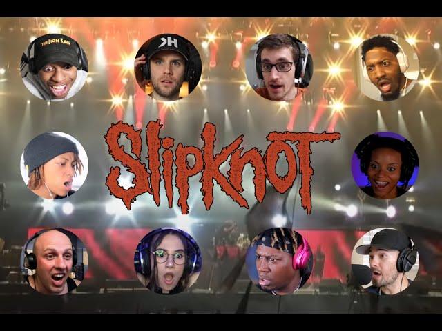 Slipknot  "Spit it Out" (Live at Download, 2009) - Multi-Reaction (Reactions Compilation)