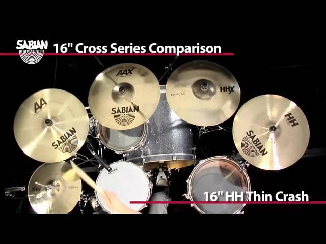 SABIAN 16" Cross Series Crash Comparison