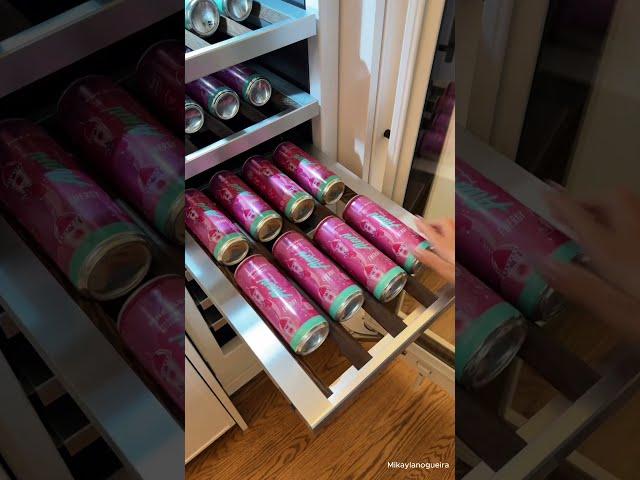 FILLING THE DRINK FRIDGE WITY CODY AND I’S FAV ️ #drinkfridge #beautyroom #grwm #closeted