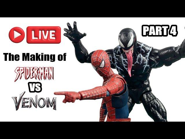 Making of Spiderman vs Venom Stop Motion Animation Part 4!