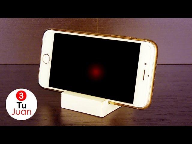 Stand for Cell Phone Easy - DIY | JuanTu3