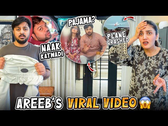AREEB KI VIRAL VIDEO PY REACTION 🫣 | Family Ny Roast Ker Dea  | Prayers For Plane Crash Victims 