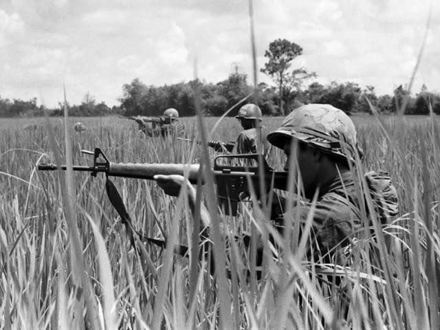 You’re pinned down on a jungle patrol in the Iron Triangle and get bugged out . (Vietnam War POV)