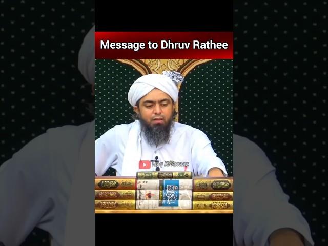 Ali Mirza Message to Drhuv Rathee
