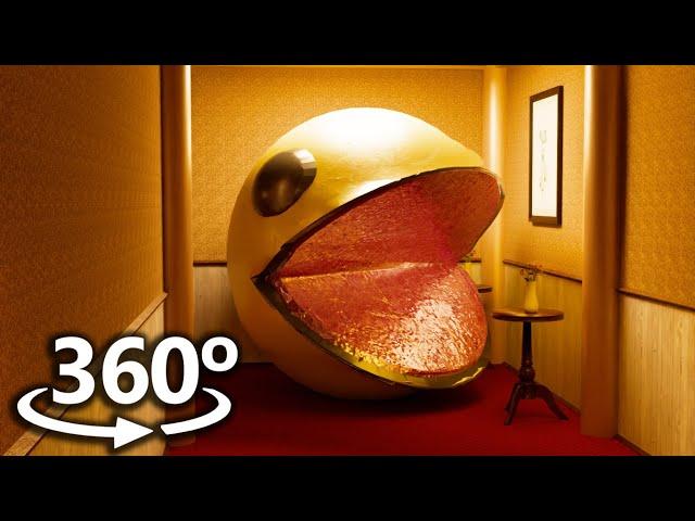 Pacman CHASING YOU in 360° | VR / 4K