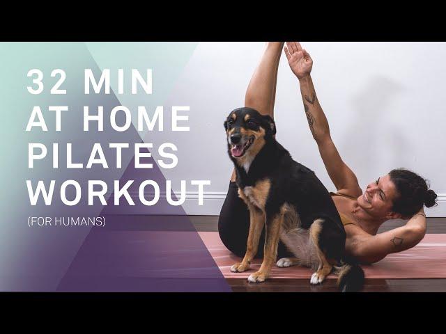 32 Minute At Home Pilates Workout | No Props Required #StayHome #WithMe